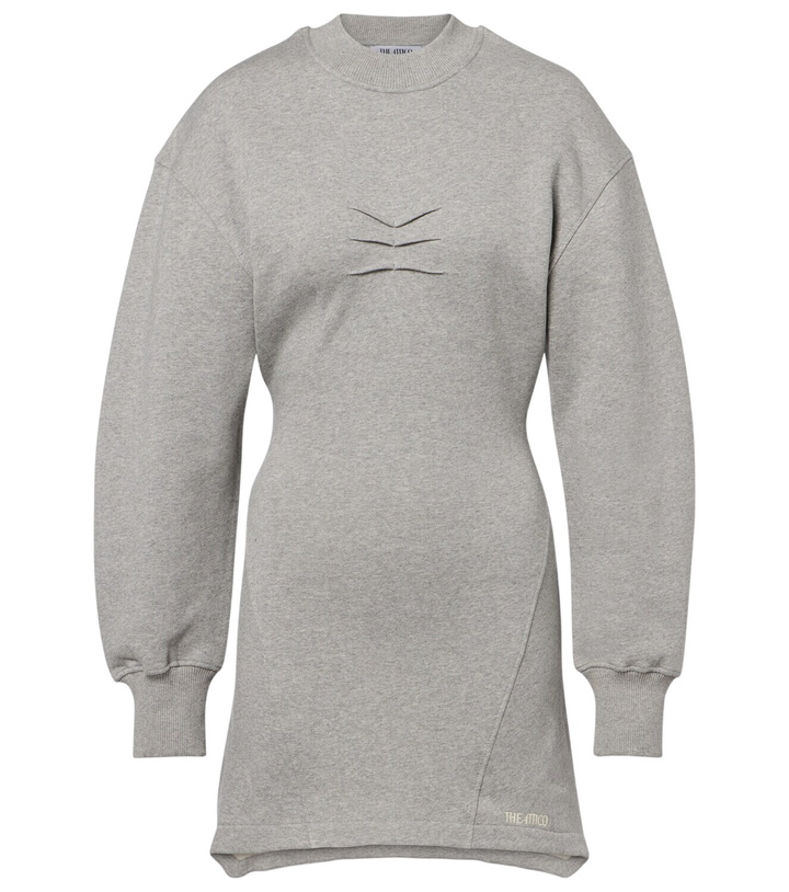 Photo: The Attico Cotton jersey sweatshirt dress