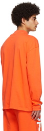 Heron Preston Orange Style Long Sleeve T-Shirt