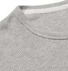 rag & bone - Waffle-Knit Cotton T-Shirt - Gray