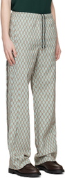 Andersson Bell Green & Tan Makeni Sweatpants