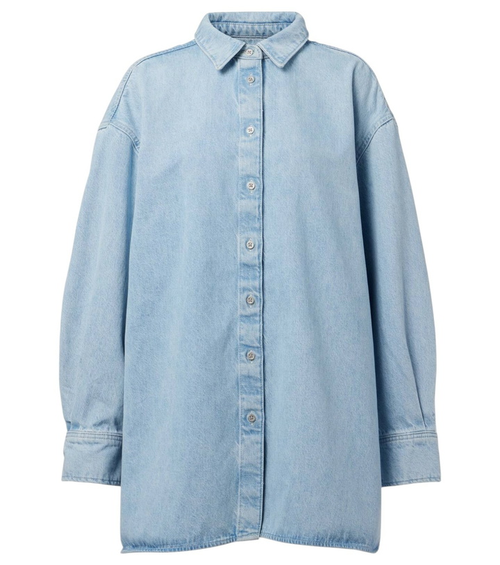 Photo: 7 For All Mankind Nina oversized denim shirt