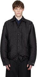 Toga Virilis Black Wave Quilting Jacket