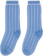 JACQUEMUS Blue Les Sculptures 'Les chaussettes Pablo' Socks