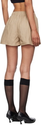 WILLY CHAVARRIA Beige 'Willy' Boxer Shorts