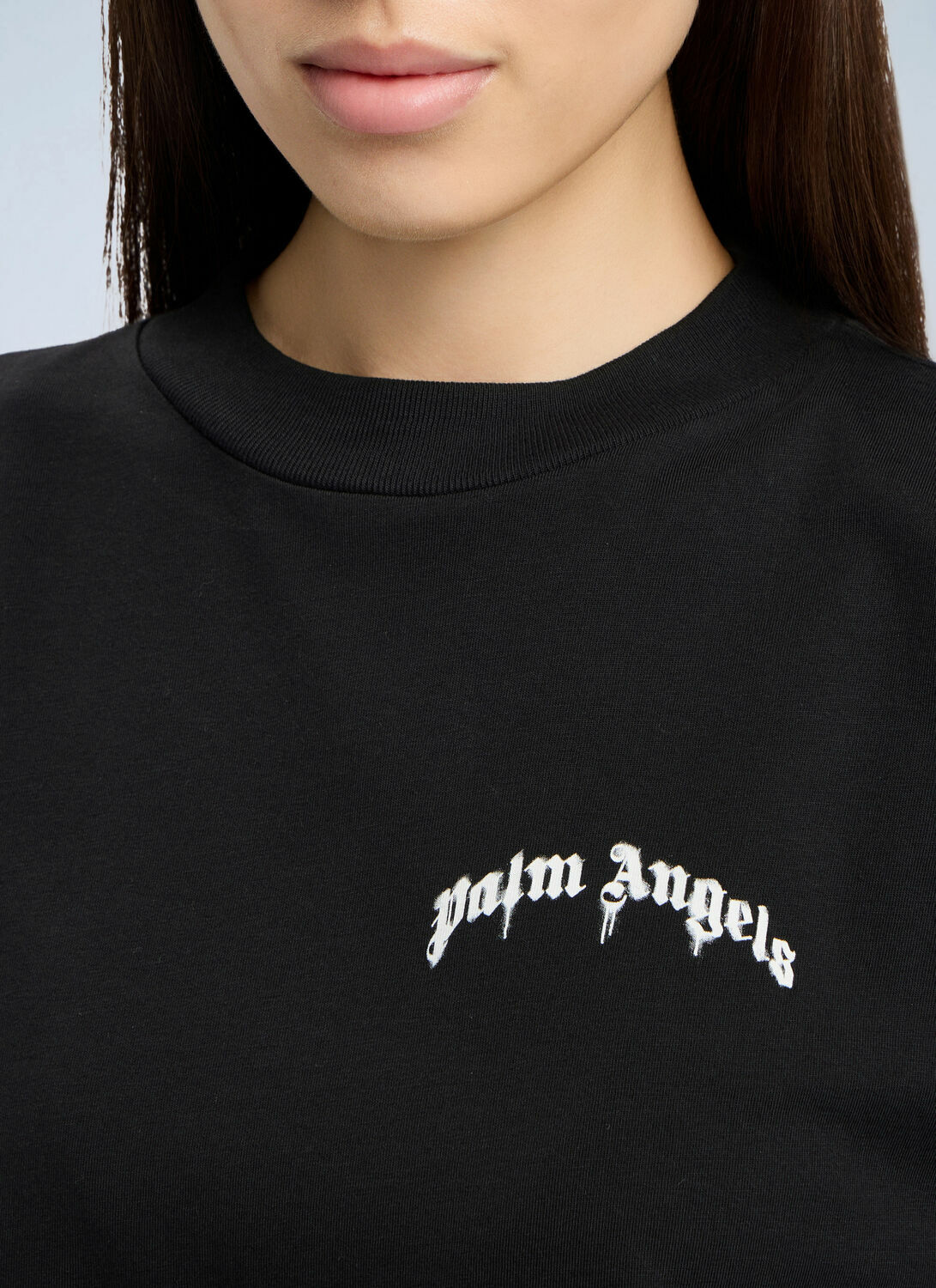 Palm Angels Mini Curved Logo Boxy T-Shirt