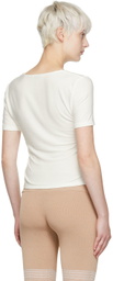 determ; White Rayon T-Shirt