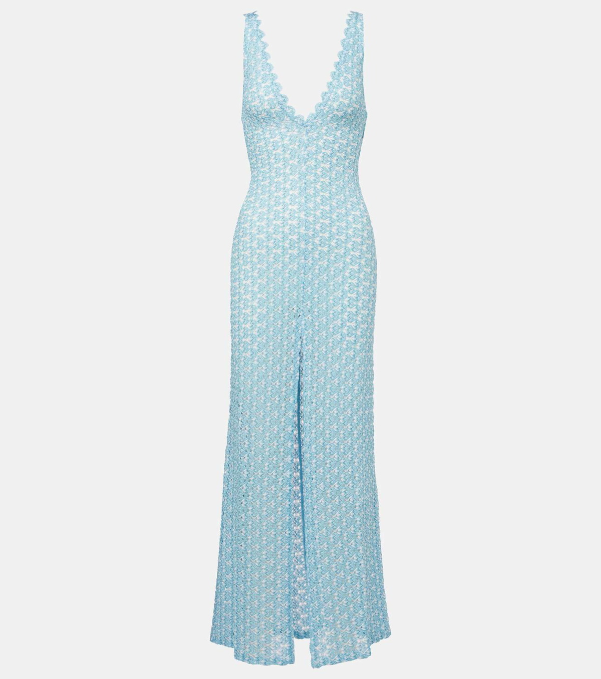 Missoni Open-back lam lace maxi dress Missoni