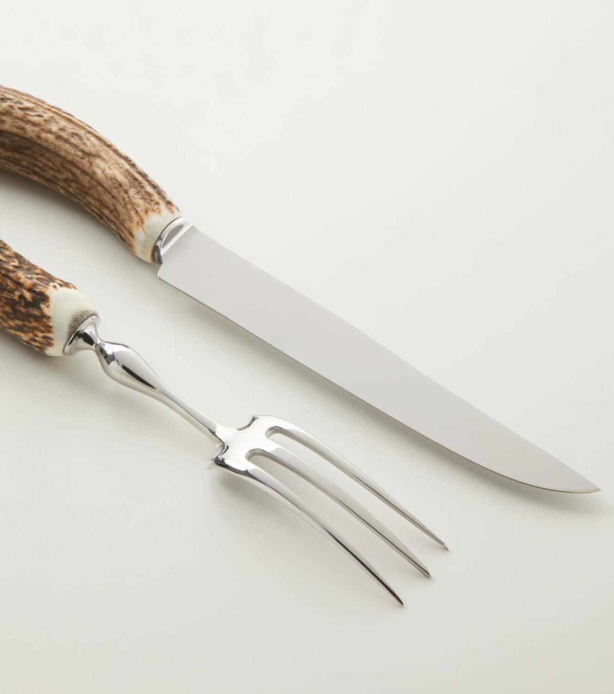 Lorenzi Milano Stag antler carving set