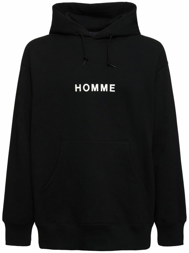 Photo: COMME DES GARÇONS HOMME Printed Logo Cotton Hoodie