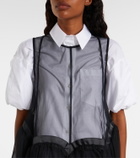 Noir Kei Ninomiya Tulle midi dress