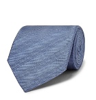 Dunhill - 8cm Striped Mulberry Silk Tie - Men - Blue
