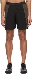 Soar Running Black 17CM Shorts