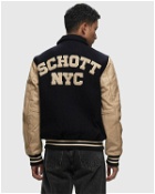 Schott Nyc Teddy Col Classique Brown - Mens - Bomber Jackets/College Jackets