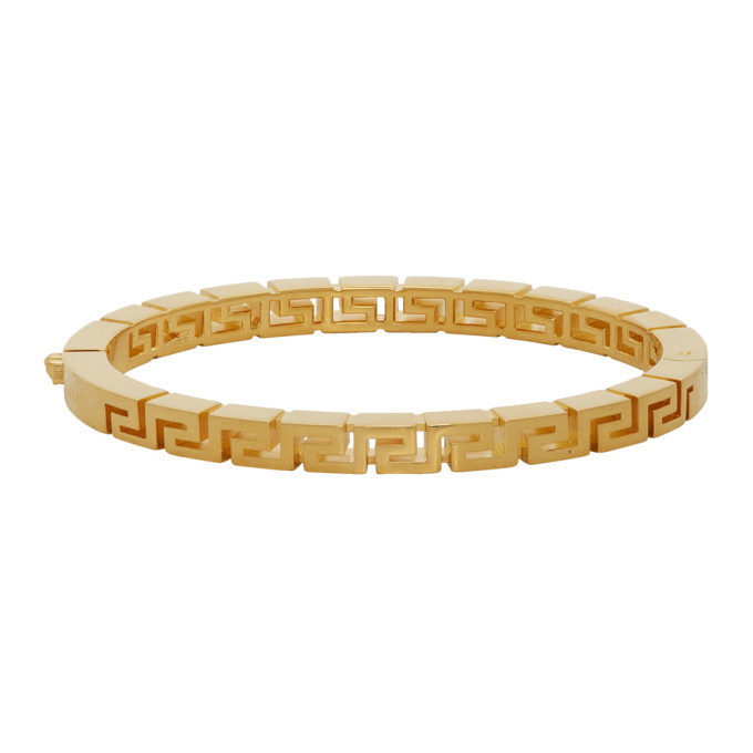 Photo: Versace Gold Greek Key Bracelet