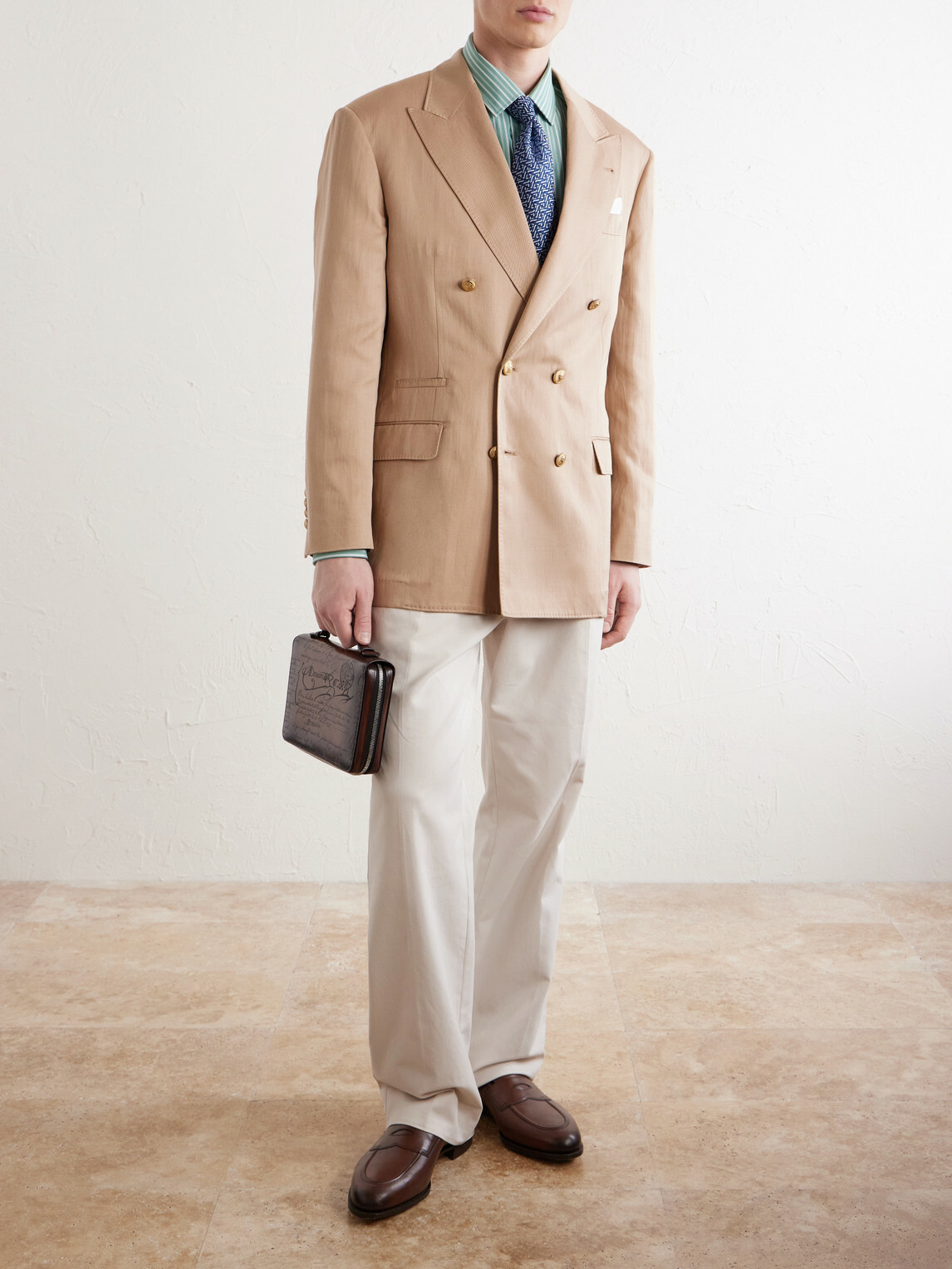 Berluti - Itauba Wide Leather Messenger Bag