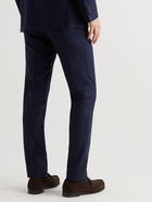 Canali - Slim-Fit Wool Suit Trousers - Blue