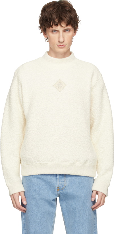 Photo: Casablanca Off-White Cashmere Sweater