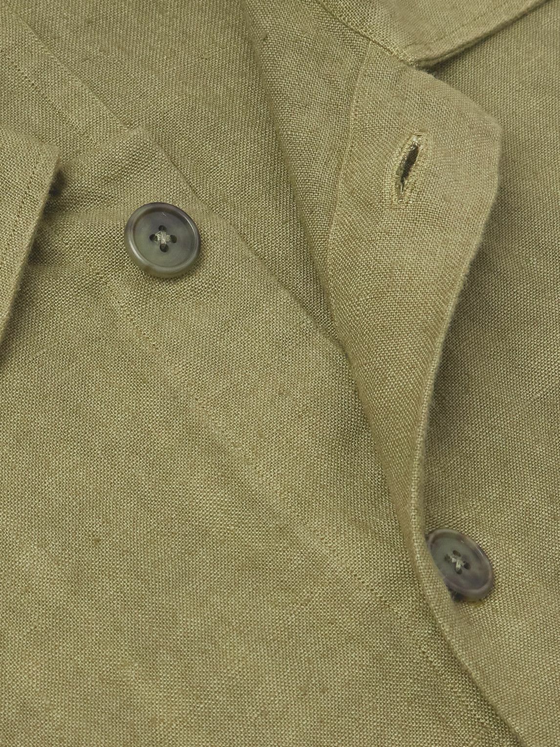 Federico Curradi - Linen Overshirt - Green