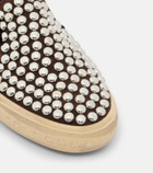 Golden Goose VCE studded suede slip-on sneakers