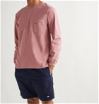 Pilgrim Surf Supply - Logo-Print Cotton-Jersey T-Shirt - Pink
