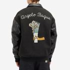 Champion Men's x Angelo Baque Varsity Jacket in Black