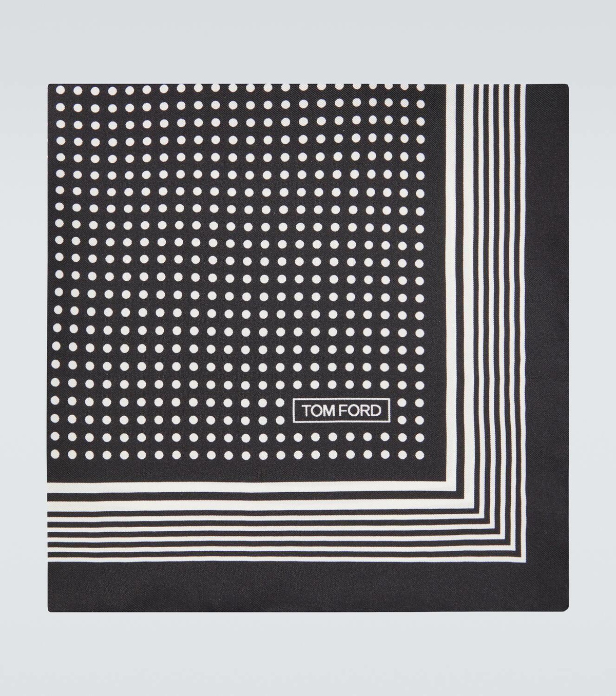 Tom Ford Printed silk twill pocket square