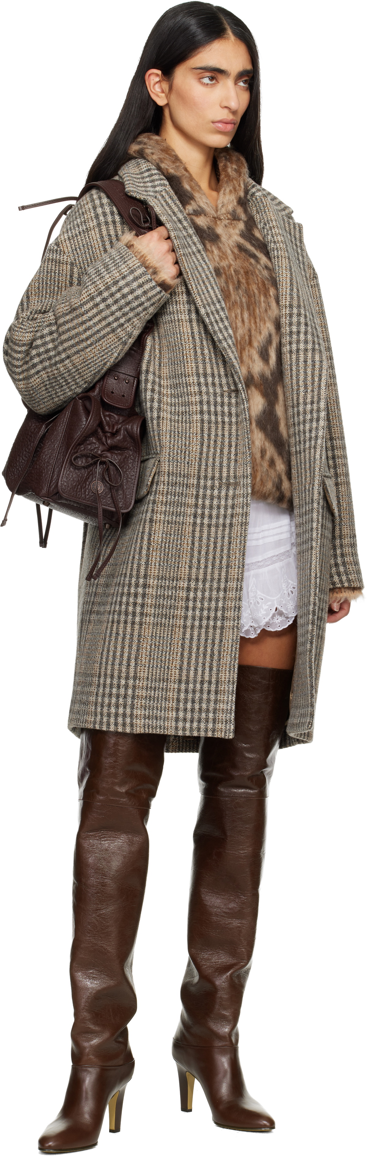 Isabel Marant Etoile Brown Limiza Coat