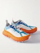 norda - 001 Neoprene-Trimmed Mesh Running Sneakers - Orange