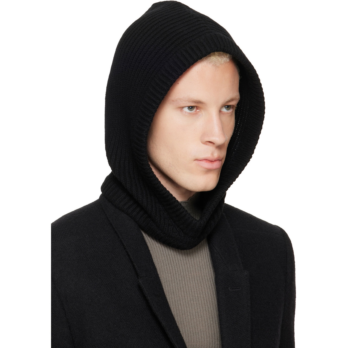 Rick Owens Black Tower Hood
