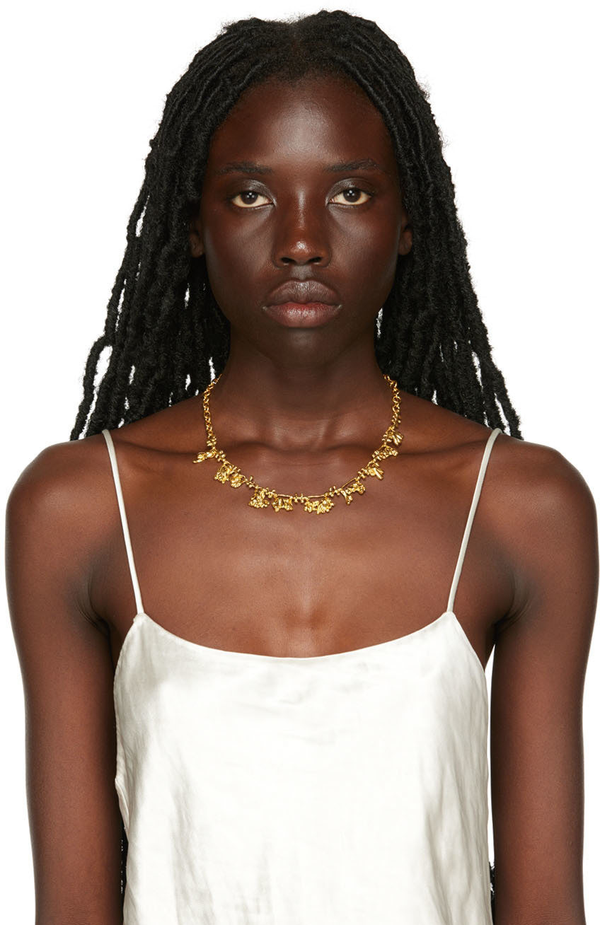 Vasiliki Gold Kelp Necklace