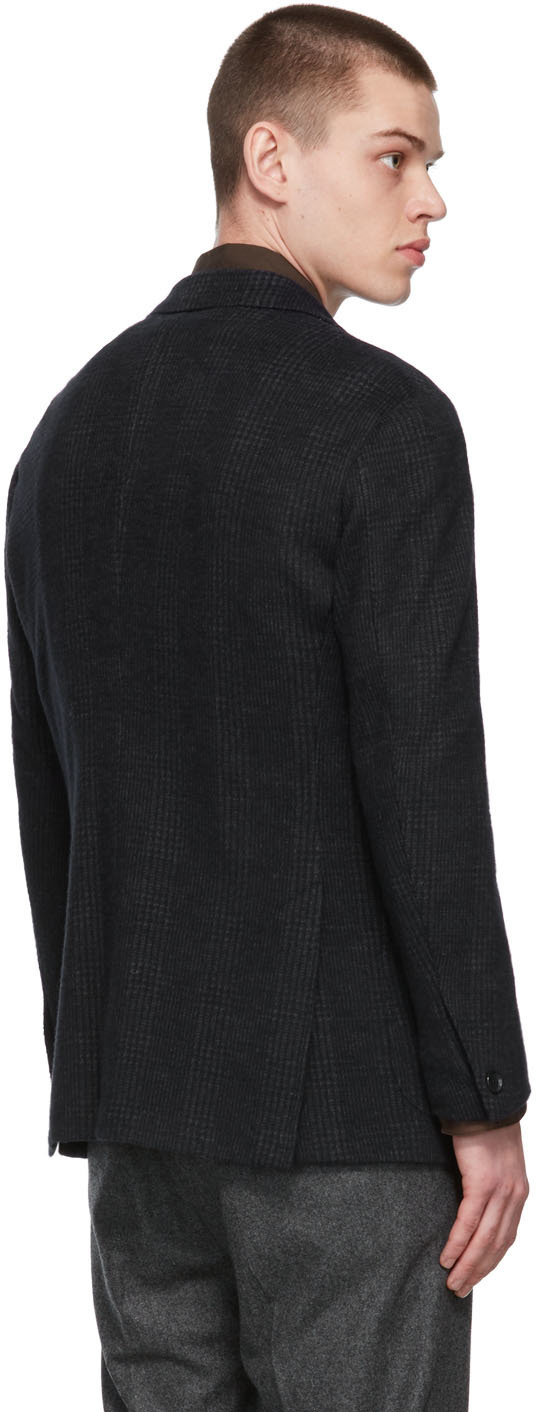 Ring Jacket Navy Wool Jersey Blazer