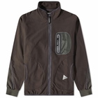 And Wander Men's Light Fleece Jacket in Charcoal