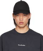 Acne Studios Black Cotton Ripstop Cap