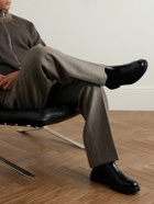 VINNY's - Officer Glossed-Leather Chelsea Boots - Black