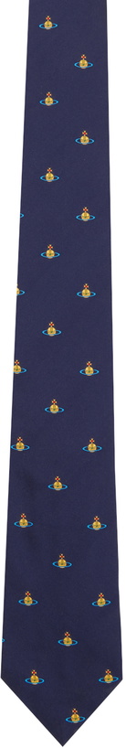 Photo: Vivienne Westwood Navy Multi Orb Tie
