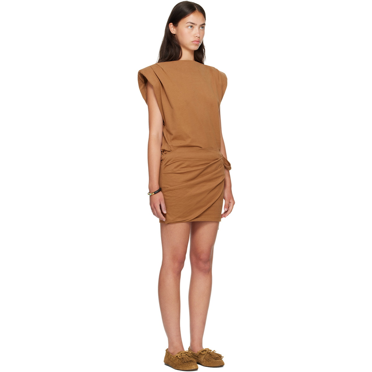 Isabel Marant Tan Marielle Minidress