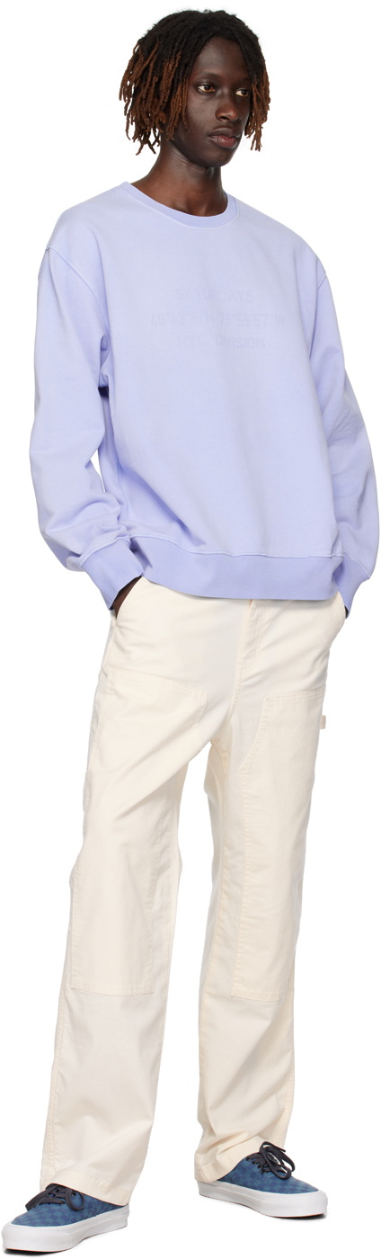 Saturdays NYC Blue Bowery Sweatshirt