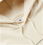 NN07 - Barrow Printed Combed Fleece-Back Cotton-Jersey Hoodie - Neutrals