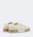 Fendi Fendi Match leather and suede sneakers
