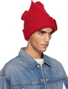 Charles Jeffrey LOVERBOY Red Box Beanie