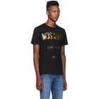 Moschino Black and Gold Couture T-Shirt