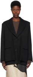 BITE Black Layered Blazer