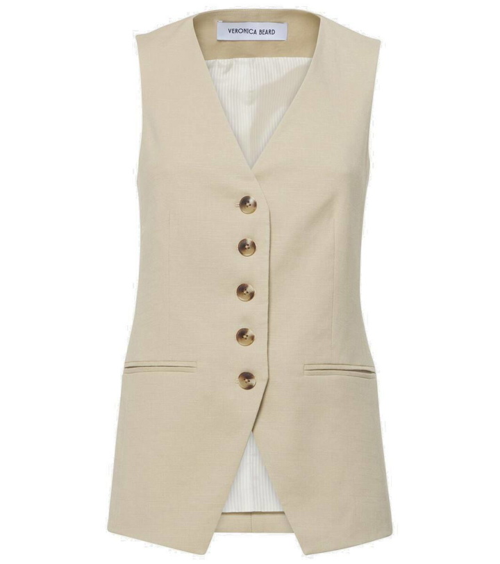 Photo: Veronica Beard Liff linen-blend vest