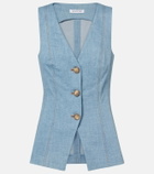 Veronica Beard Avalina denim vest
