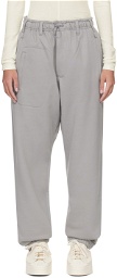 Y-3 Gray Five-Pocket Sweatpants