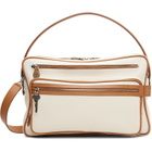Acne Studios Beige & Tan Camero Camera Canvas Bag