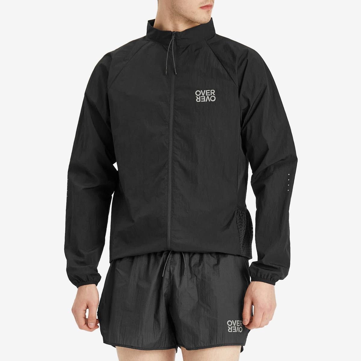 Over Over Men's Track Jacket in Black
