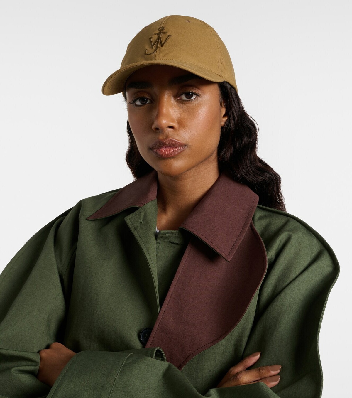 JW Anderson Embroidered cotton baseball cap