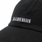 Han Kjobenhavn Men's Logo 6-Panel Cap in Black 