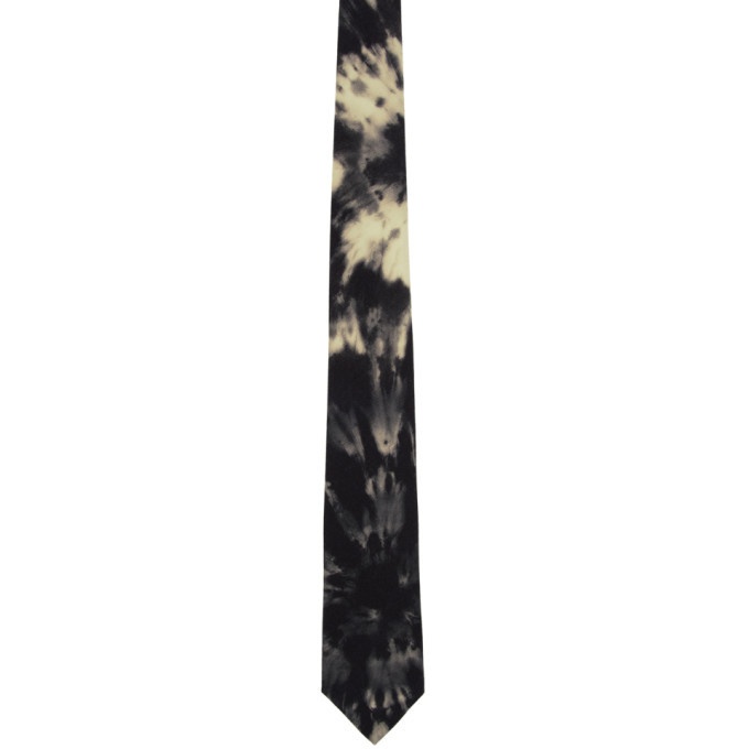 Photo: Dries Van Noten Grey Striped Tie